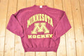 Vintage 1990s Minnesota Hockey Crewneck Sweatshirt Mens L