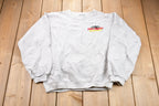 Vintage 1990s Fox Ridge Speedway Embroidered Crewneck Sweatshirt