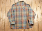 Vintage 1940s Plaid Wool Hunting Jacket
