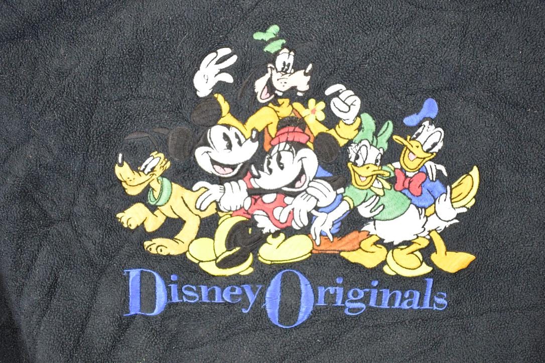 Vintage 1990s Disney Originals Crewneck Sweater Men's L / Vintage Mickey Mouse Sweatshirt / Disneyland Cartoon Sweater