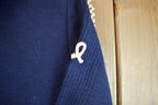 Vintage 1960s Girls Knit Varsity Cardigan