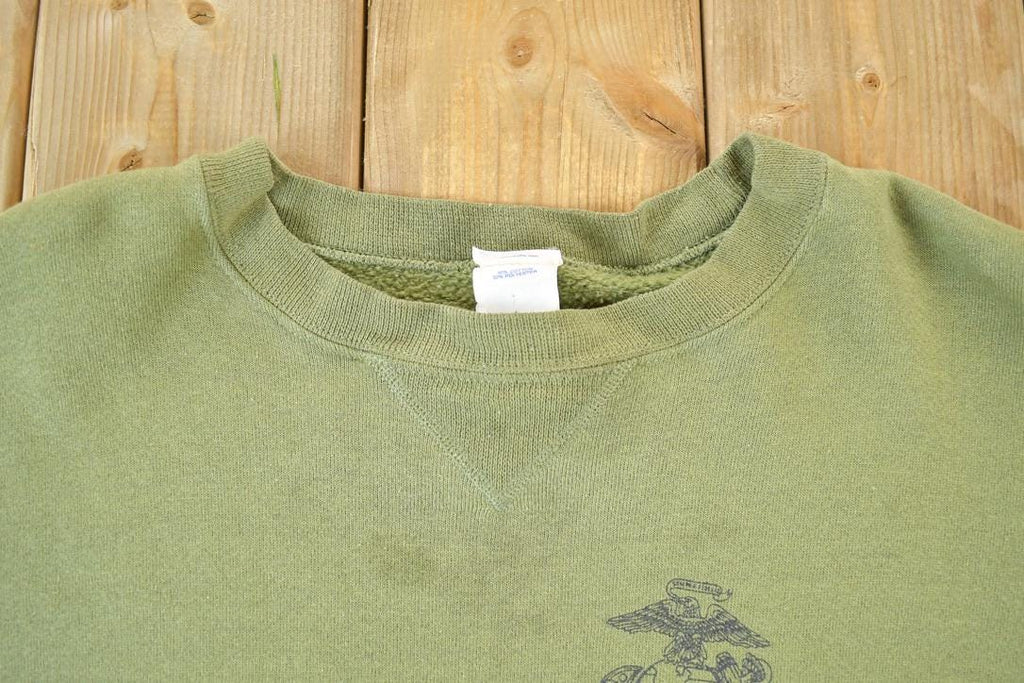 Vintage Military Button Up Shirt