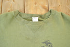 Vintage Military Button Up Shirt