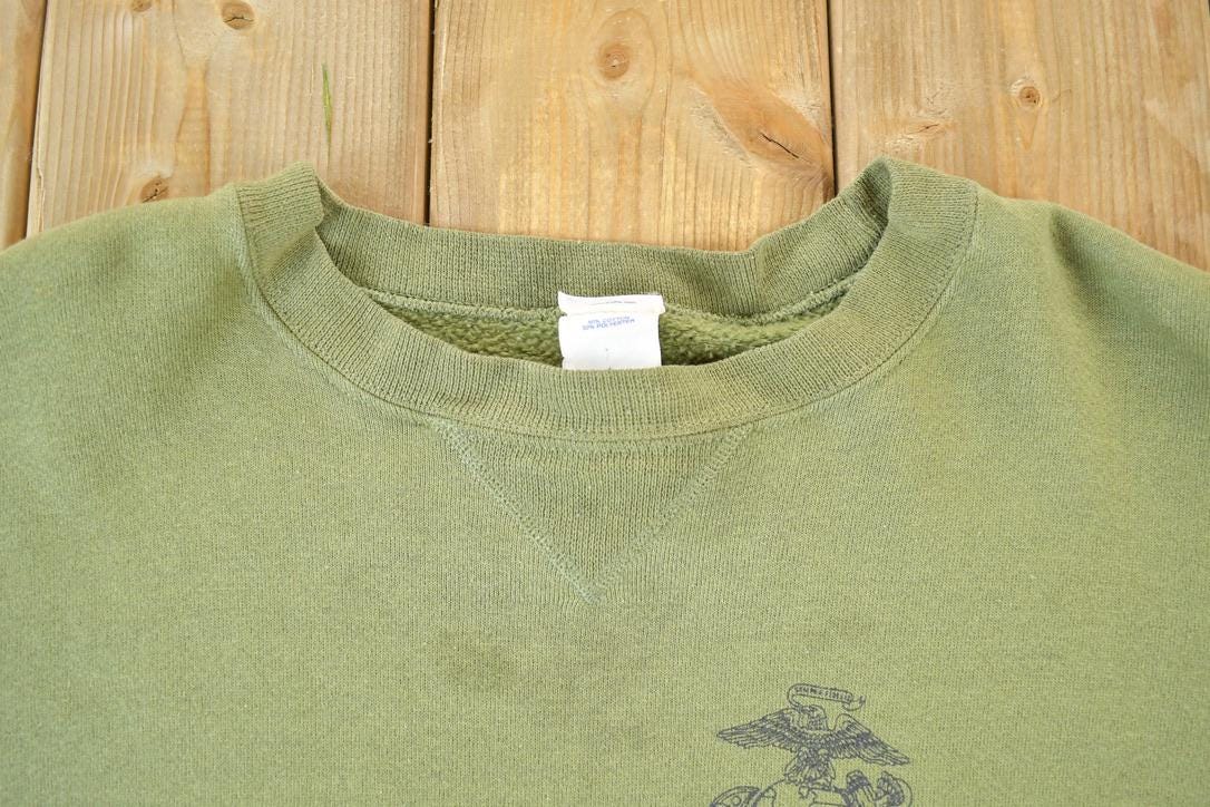 Vintage Military Button Up Shirt