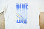 Vintage 1988 Enter The Blue Zone Labatt's Single Stitch Graphic T Shirt