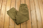Vintage 1980s Military Green Army Pants Size 32 x 27