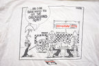 Vintage 1990s Jason Glass Comic Strip Graphic T-Shirt