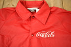 Vintage 1970s Coca-Cola Embroidered Chalk Line Windbreaker Jacket