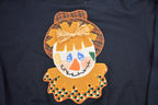 Vintage 1990s Scarecrow Embroidered Graphic Crewneck Sweatshirt