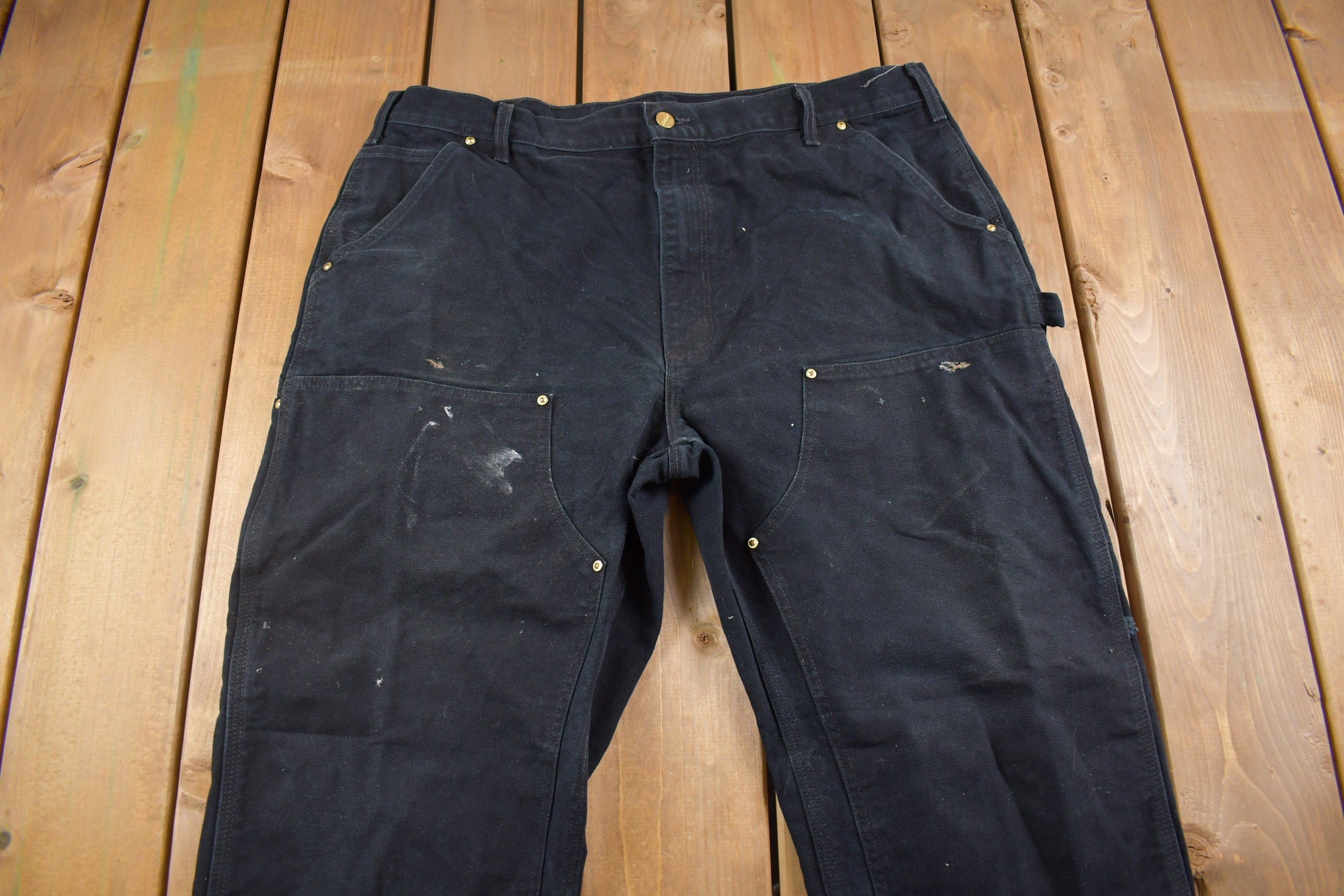 Vintage 1990s Carhartt Double Knee Work Pants Size 40 x 31