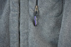 Vintage 1990s Patagonia Gray Full Zip Fleece Sweater