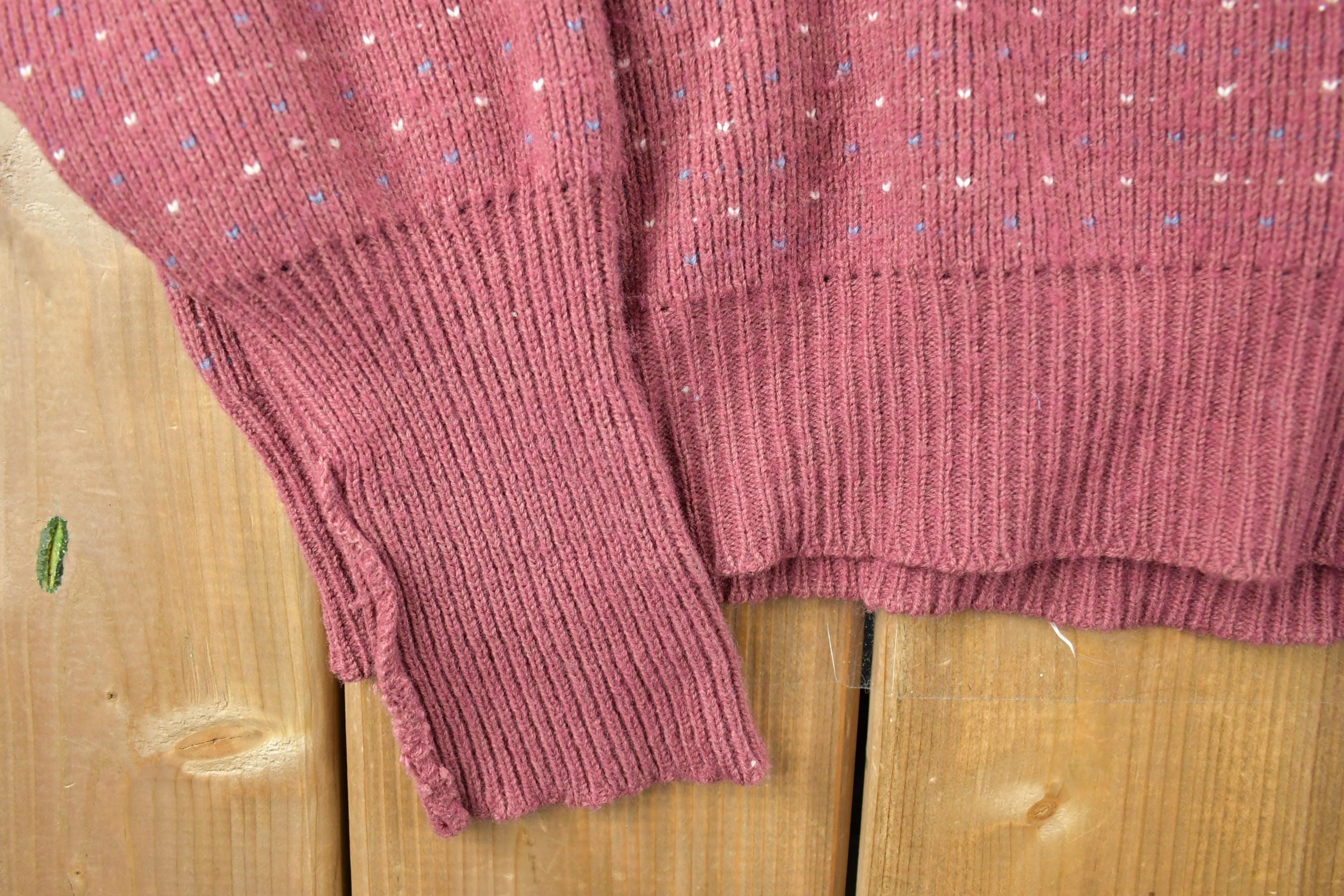 Vintage 1990s Ingo Knit V Neck Sweater