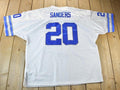 Vintage 1996 Barry Sanders Mitchell And Ness Throwback NFL Embroidered Jersey