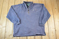 Vintage 1990s Big Dogs Quarter Zip Souvenir Crewneck Sweatshirt Made In USA