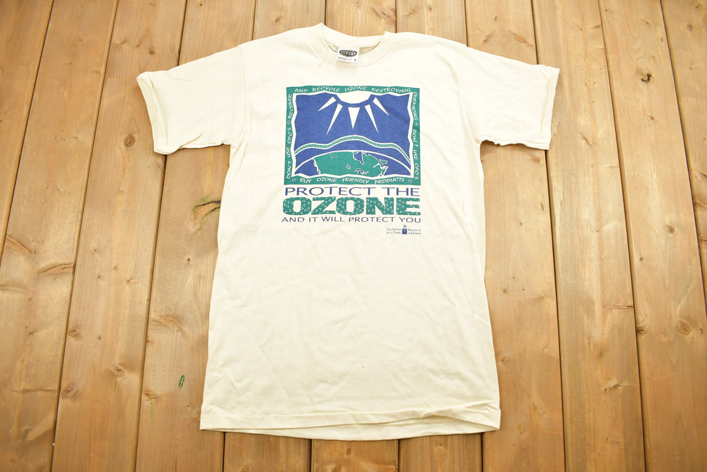 Vintage 1990s Protect The Ozone Graphic T-Shirt