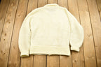 Vintage 1990s Knitted Blank Cardigan Sweater