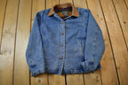 Vintage 2000s Woolrich Fleece Lined Denim Trucker Jacket