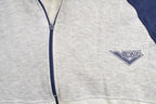 Vintage 1990s Pony Zip Up Colour Block Warm Up Sweatshirt
