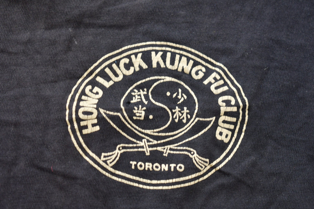 Vintage 1980s Hong Luck Kung Fu Club Toronto T Shirt