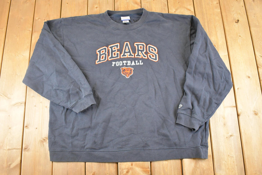 Vintage Y2K Reebok Chicago Bears Crewneck Sweatshirt Men's XXL / 2000s NFL Football / Sportswear / Gridiron / Super Bowl