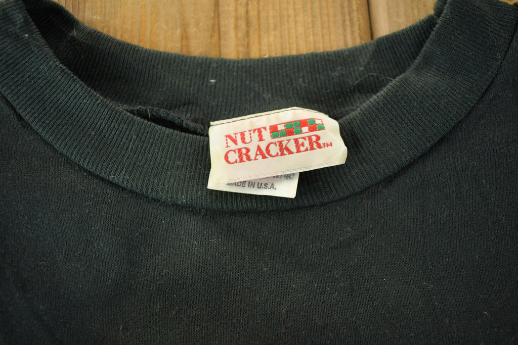 Vintage 1990s Winter Scene Outdoor Graphic Crewneck Sweater