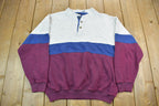 Vintage 1990s Three Tone Fleece Sweater