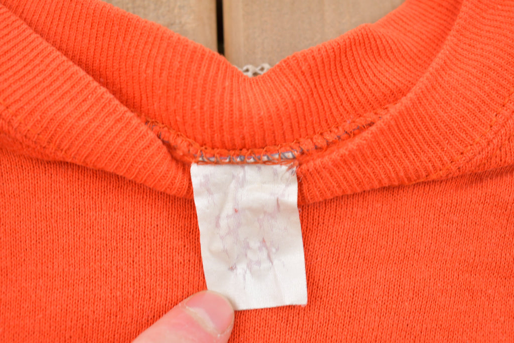 Vintage 1980s Raglan Sleeve Blank Crewneck Sweatshirt