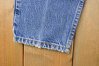 Vintage 1990s Levi's 551 Relaxed Tapered Fit Denim Jeans Women's 33 x 30 / Distressed Jeans / Made in USA