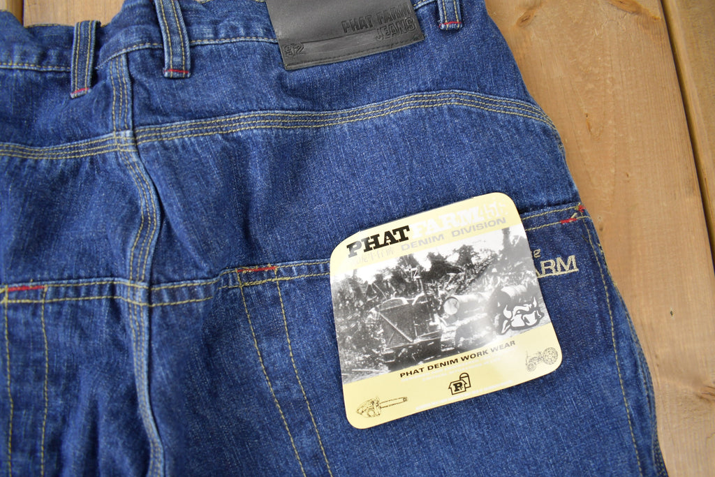 Vintage Y2K Deadstock Phat Farm Hip Hop Jeans Size 34