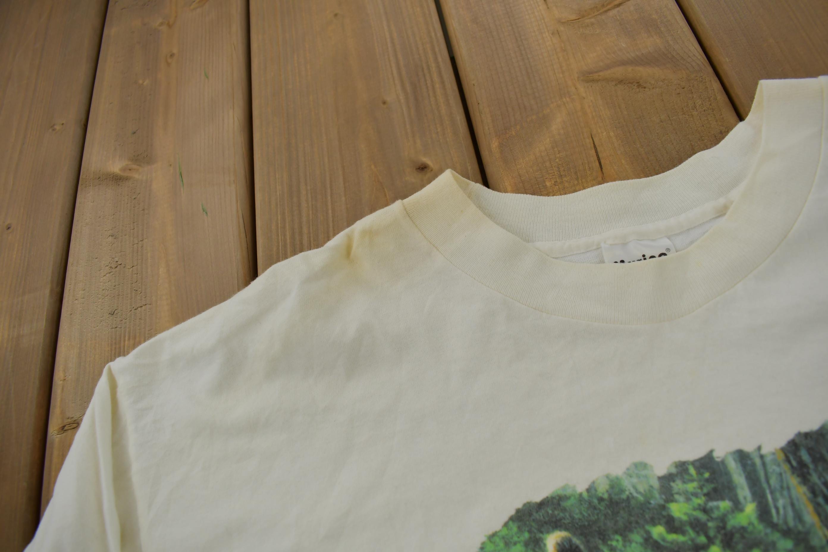 Vintage 1990s Cougar Graphic Long Sleeve T-Shirt