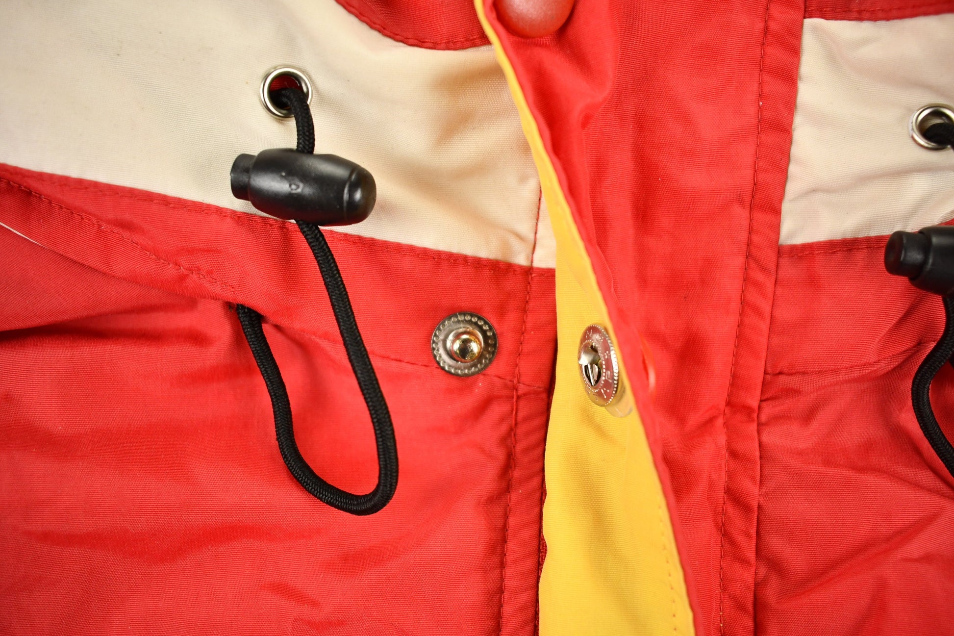 Vintage 1990s Tommy Hilfiger Flag Patch Color Block Windbreaker