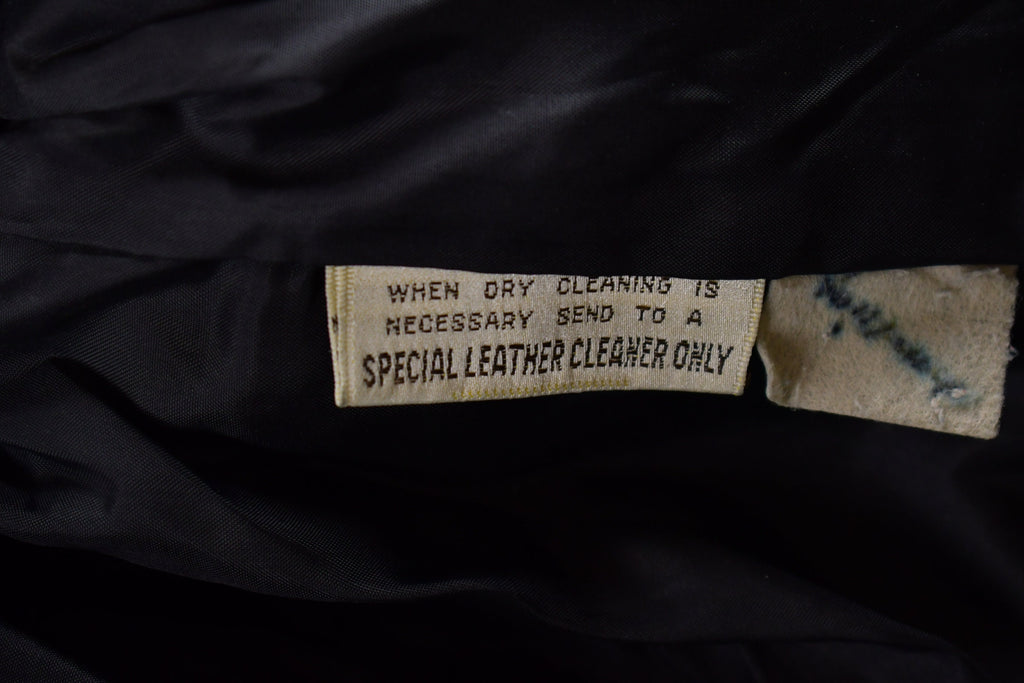 Vintage 1990s Bermans Leather Jacket /