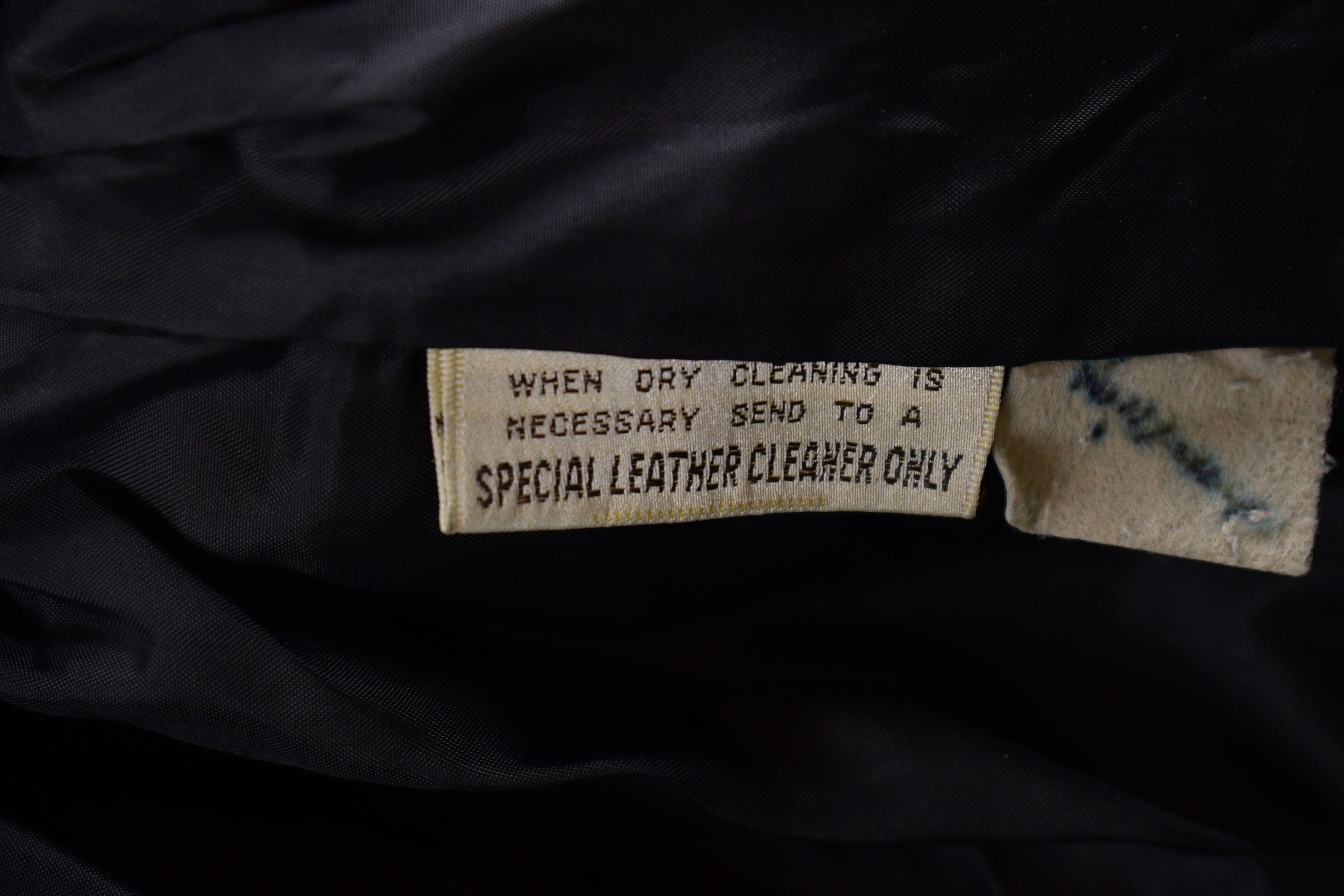 Vintage 1990s Bermans Leather Jacket /