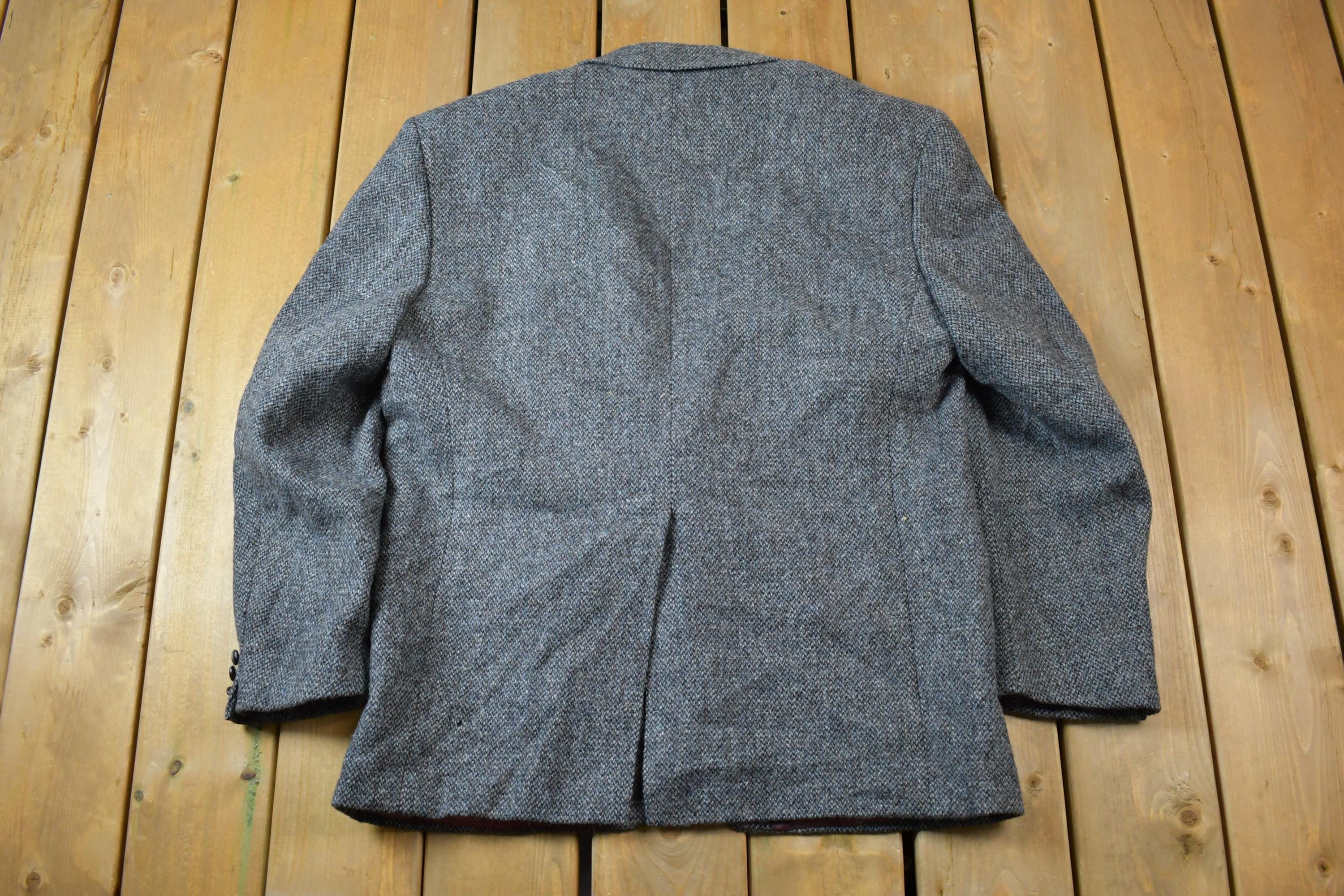 Vintage 1990s Wool Dinner Jacket \ Made In Canada