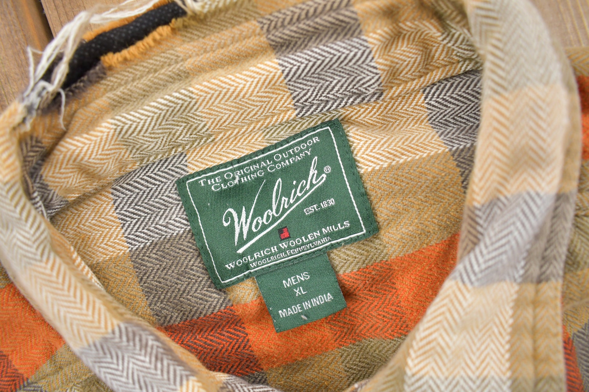 Vintage Y2K Woolrich Button Up Plaid Flannel Shirt /