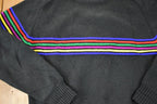Vintage 1990s High Sierra Striped Knit Crewneck Sweater Men's M