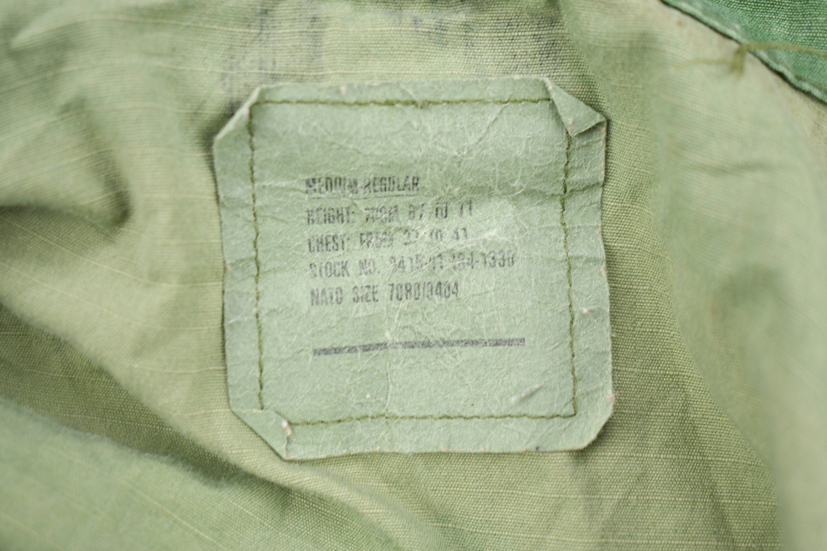 Vintage Military Button Up Shirt