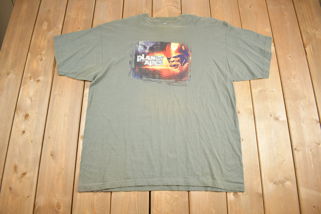 Vintage 2001 Planet Of The Apes Movie Promo T-Shirt