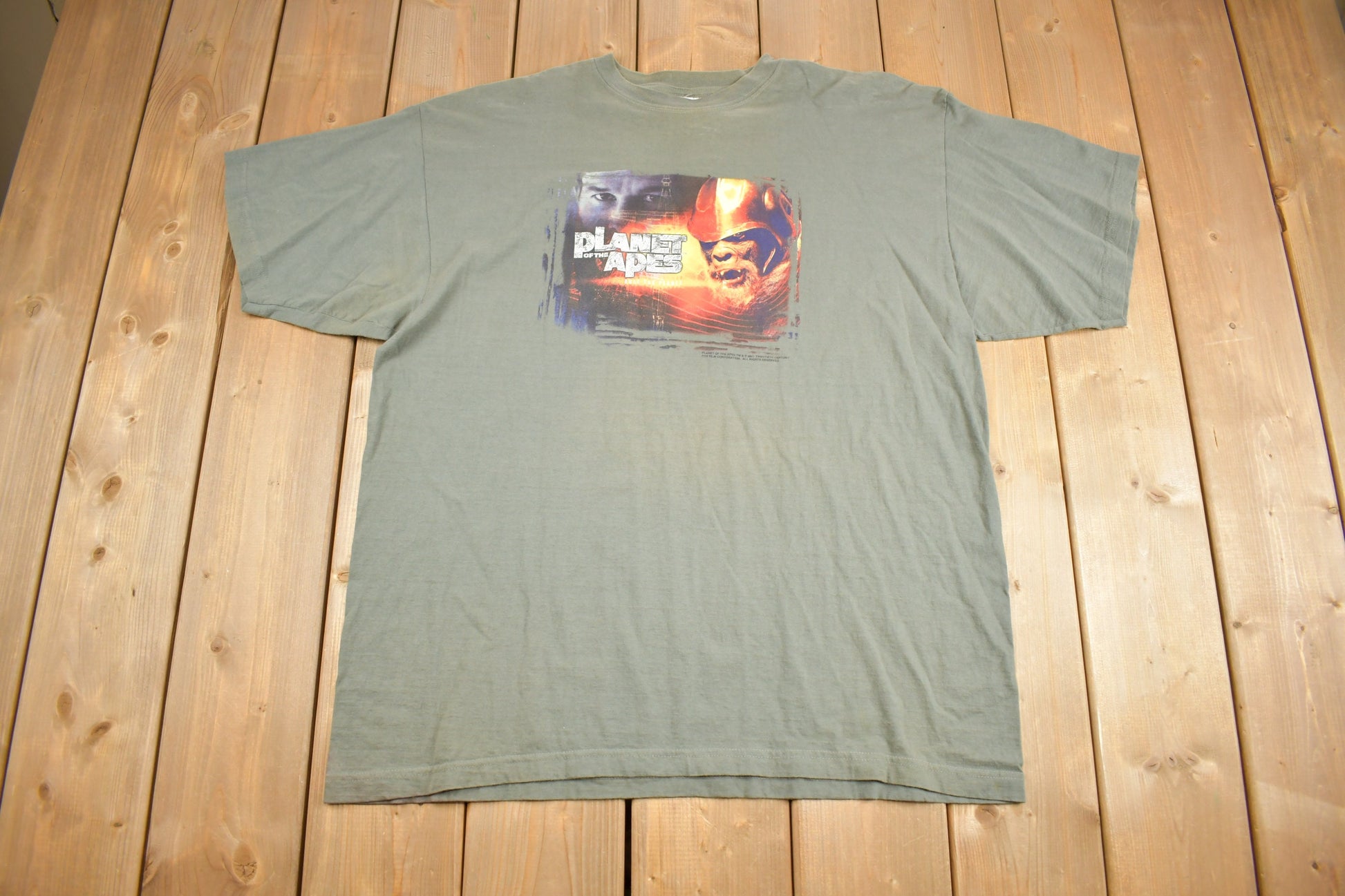 Vintage 2001 Planet Of The Apes Movie Promo T-Shirt