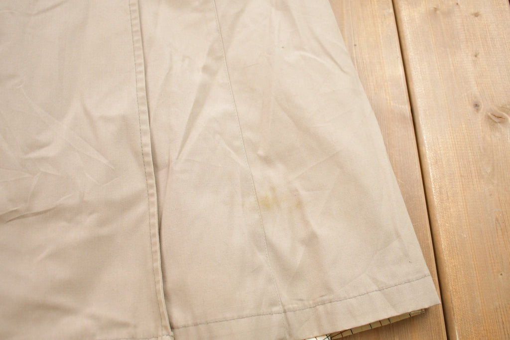 Vintage 1980s London Fog Full Length Trench Jacket