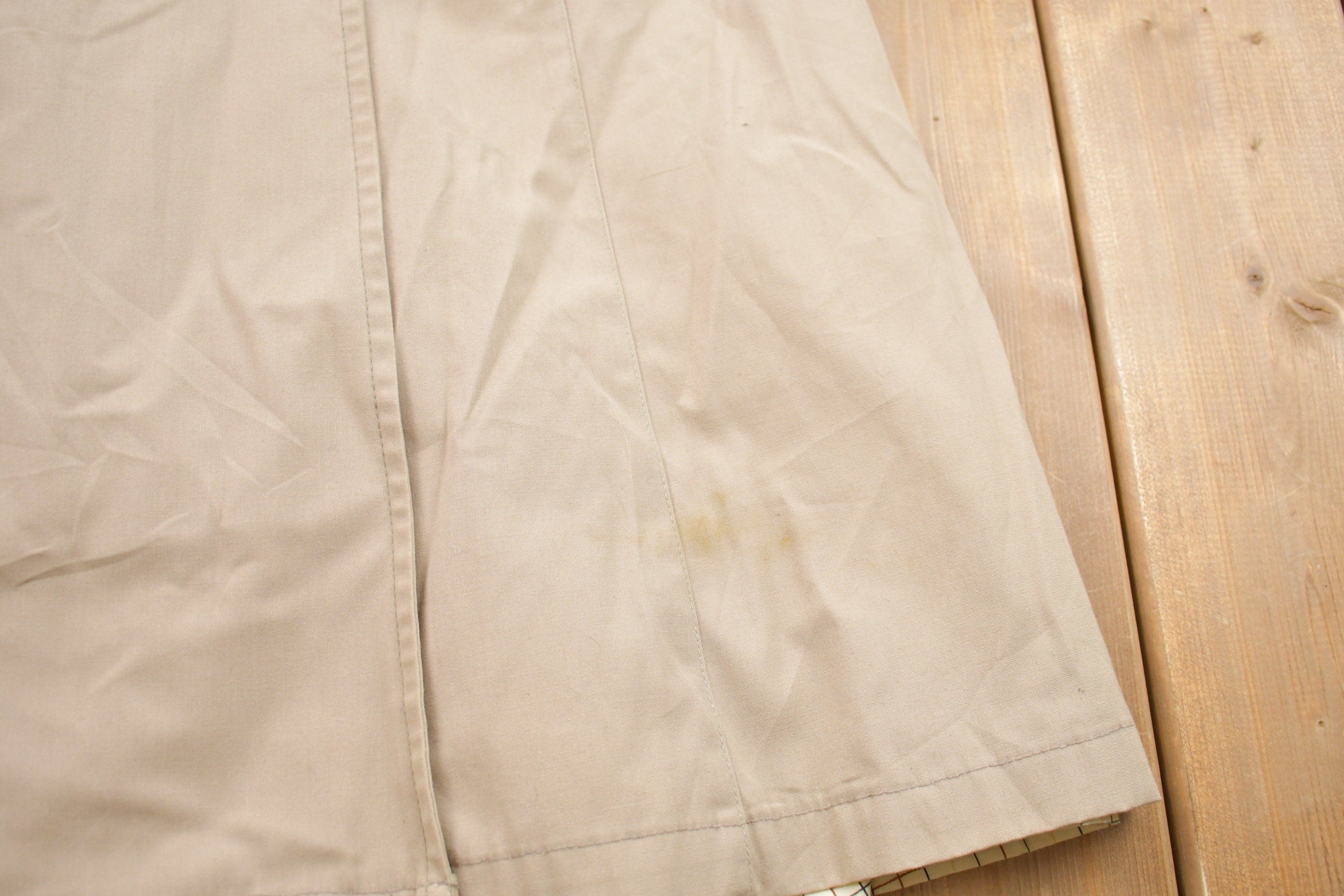 Vintage 1980s London Fog Full Length Trench Jacket