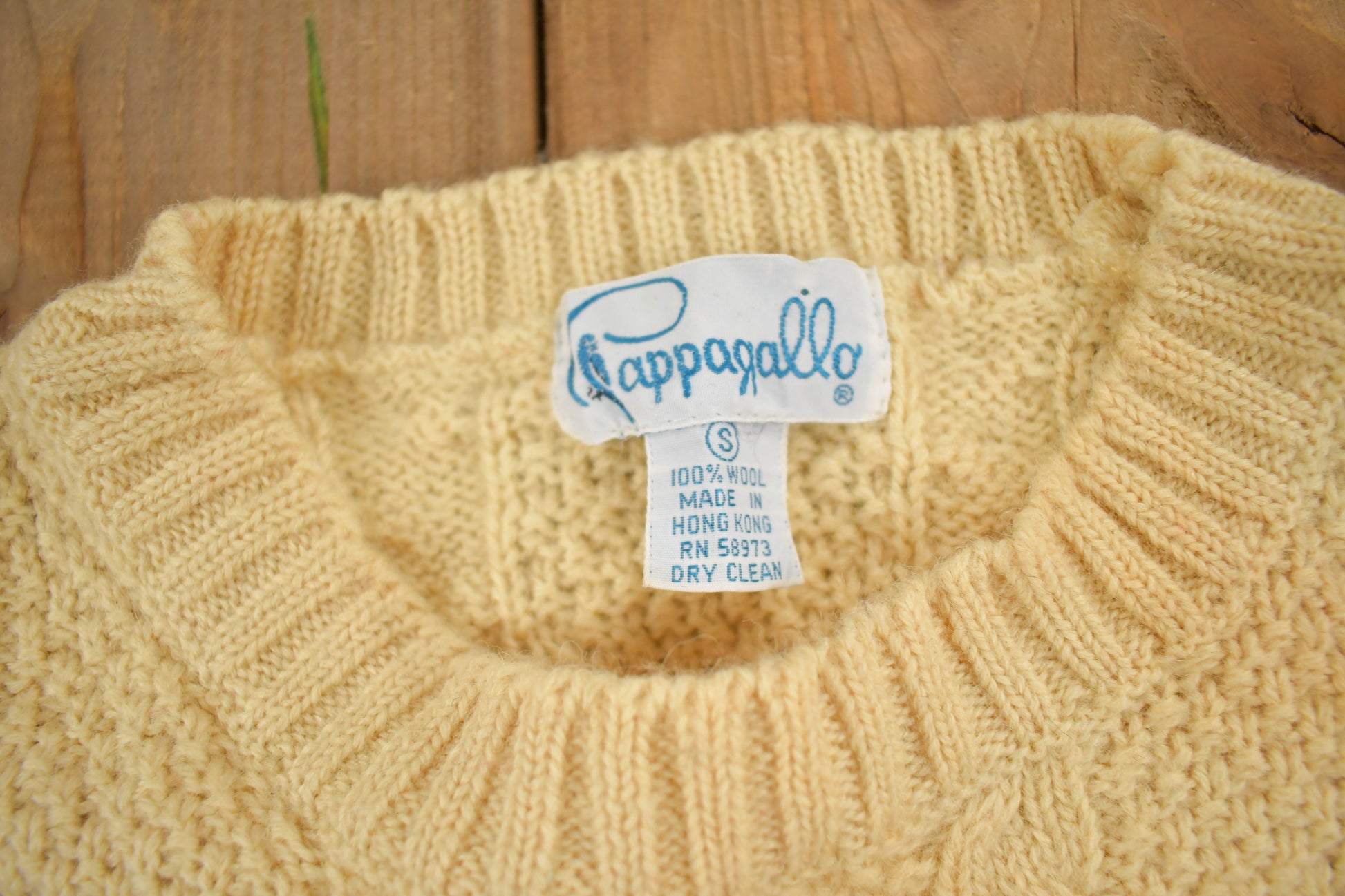 Vintage 1990s 3D Cable Knit Sweater