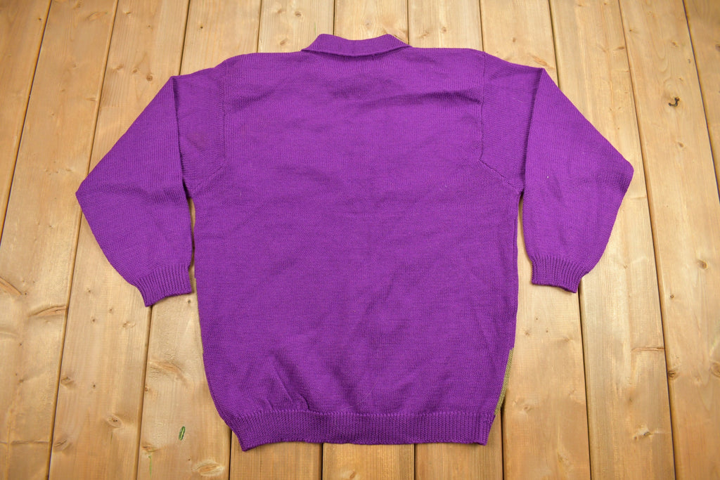 Vintage 1990s Fruit Bowl Knit Sweater