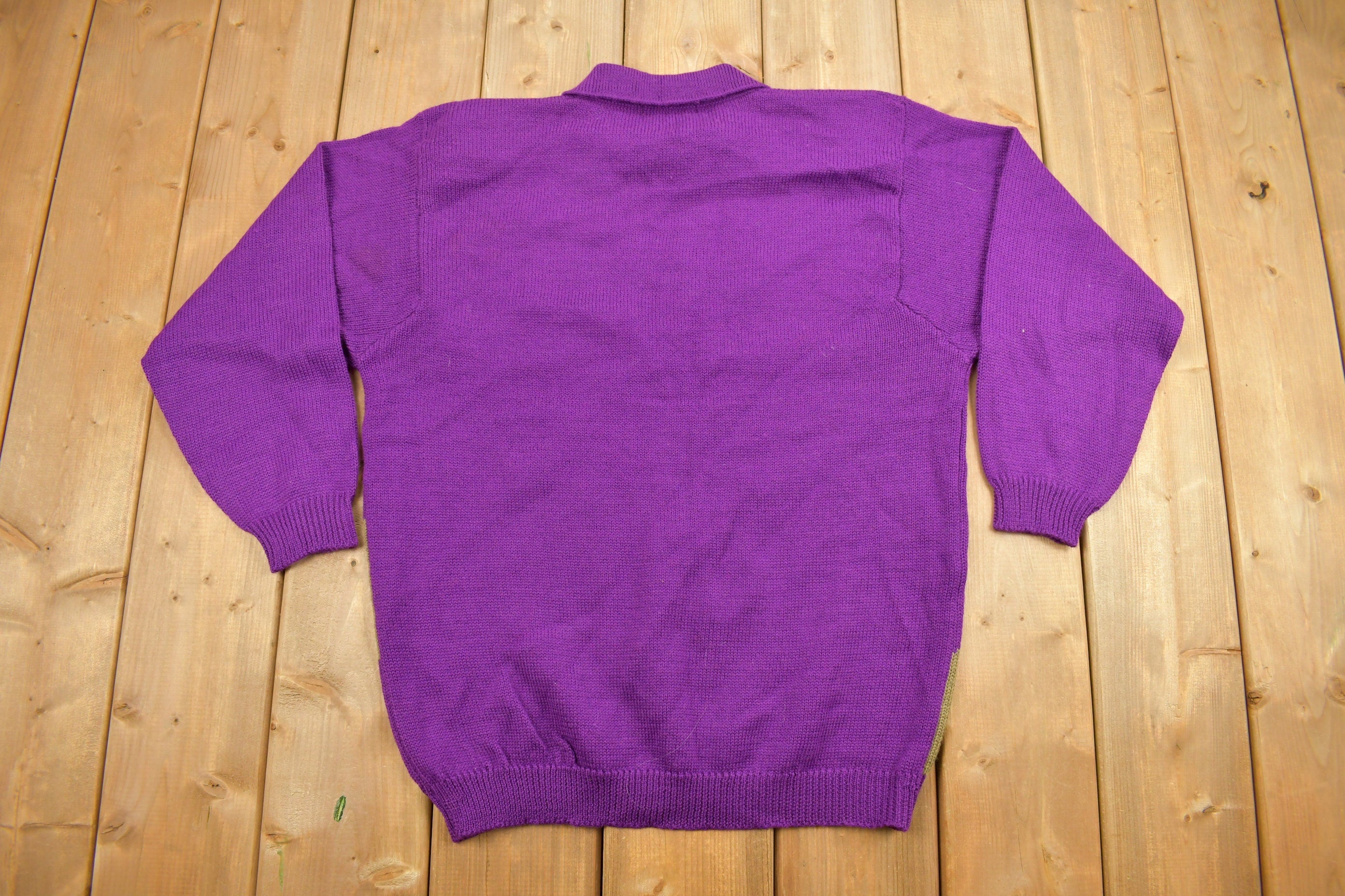 Vintage 1990s Fruit Bowl Knit Sweater