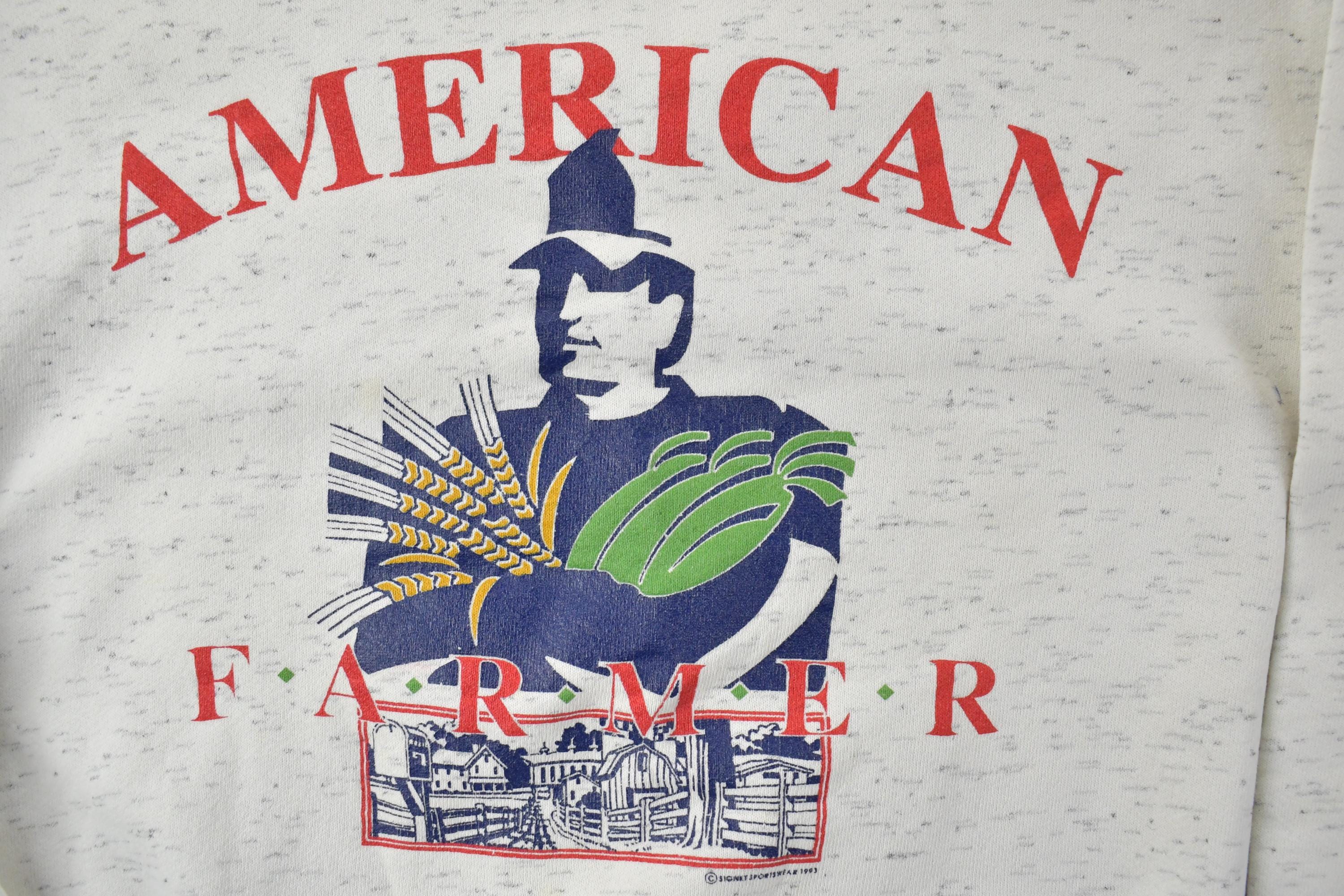 Vintage 1990s American Farmer Signet Crewneck Sweatshirt
