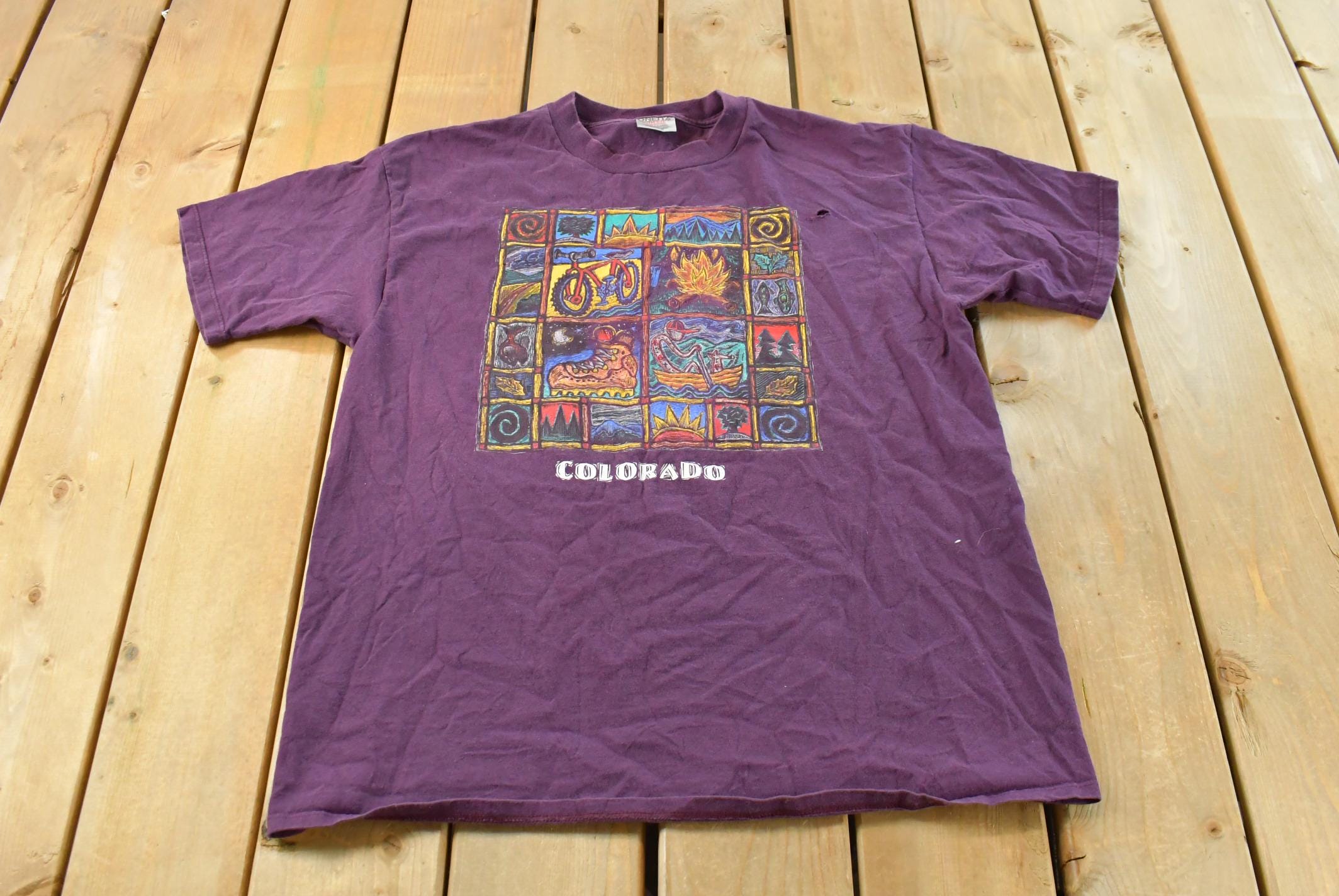 Vintage 1990s Colorado Oneita T-Shirt Mens XL