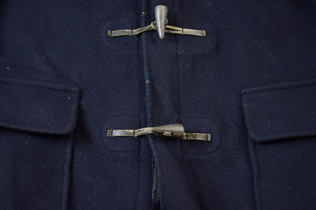 Vintage 1990s 100% Wool Gloverall Duffle Coat Made In England - Medium