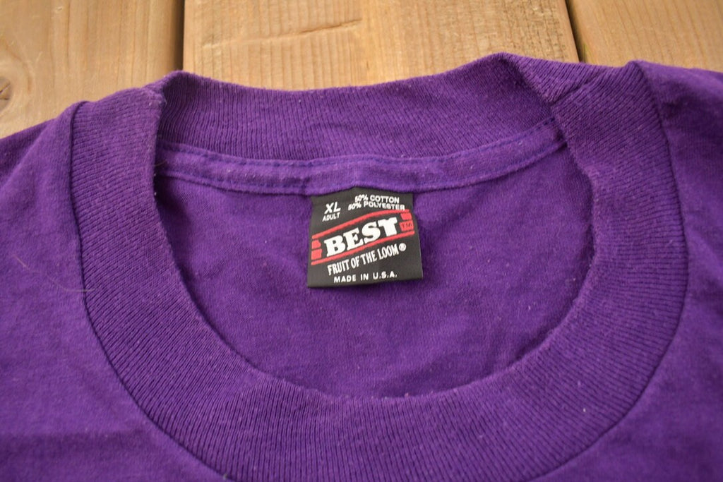 Vintage 1990s Seatbelts Safety Themed Graphic T Shirt