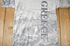 Vintage 1990s Greece All Over Print Souvenir Travel T Shirt Made In USA