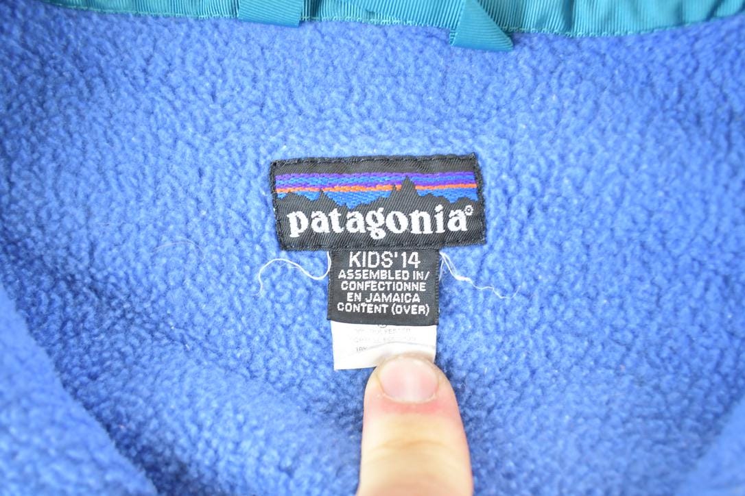Vintage 1990s Youth Patagonia Fleece Outdoorsman Sweater Mens L